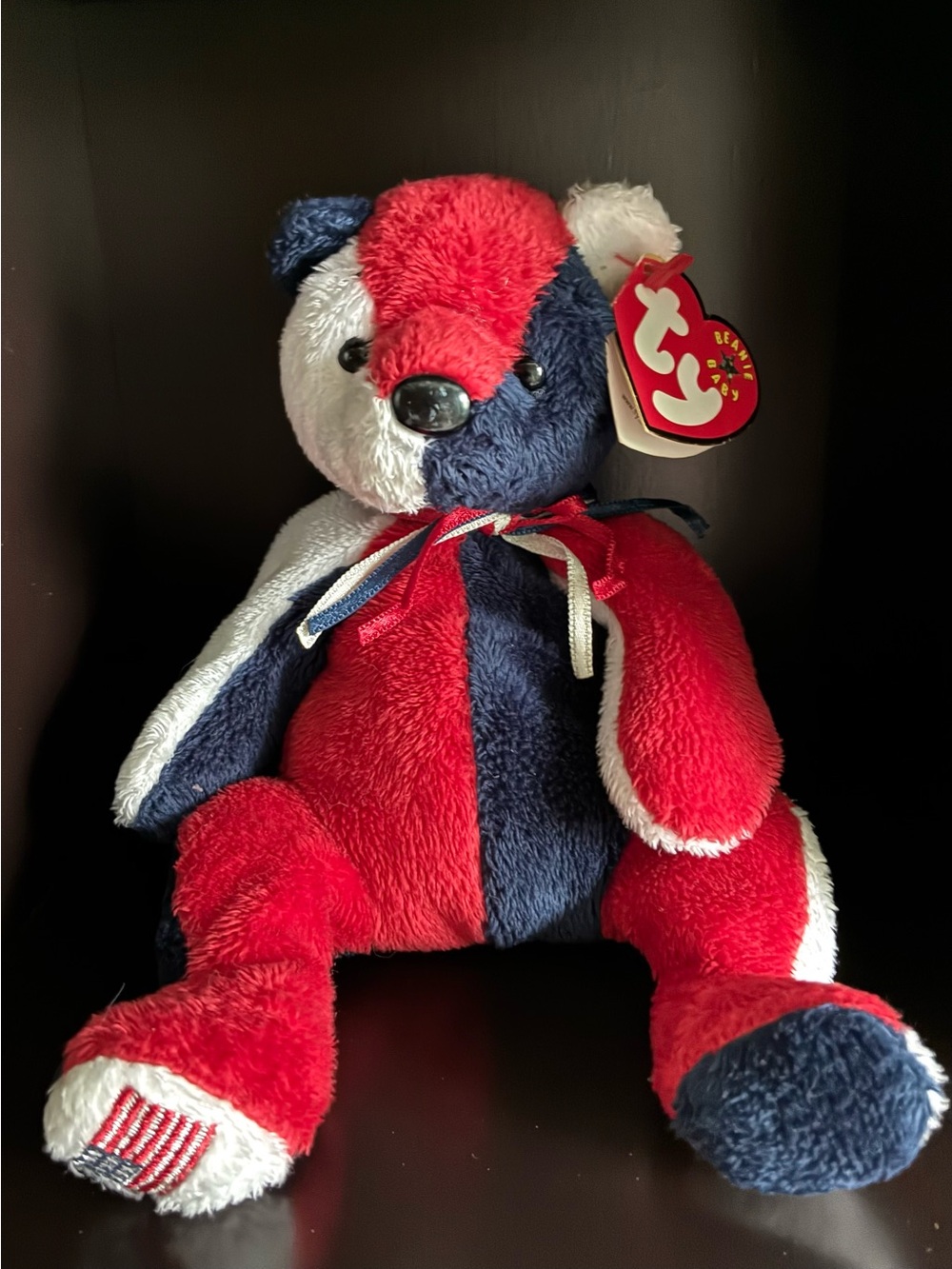 Ty “Patriot” Beanie Baby Bear